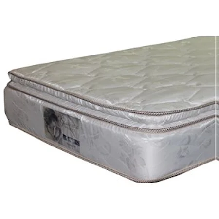 King Pillow Top Mattress and 9" Wood Foundation